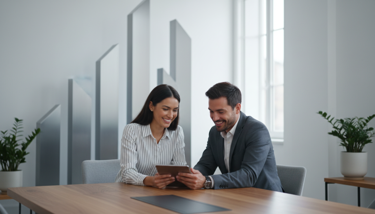 Nowoczesne biuro agencji marketingowej Mayko w Białymstoku, gdzie zespół ekspertów planuje strategię marketingową na 2026 rok.